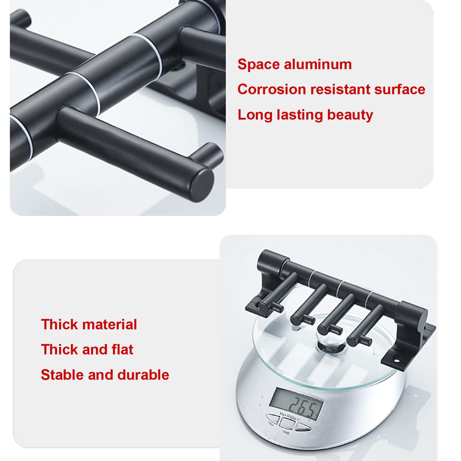 Patère Pliable, Porte-vêtements Mural, Porte-vêtements, Crochet Mural