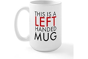 Left-Handed Mug: Savor Your Coffee without Spills