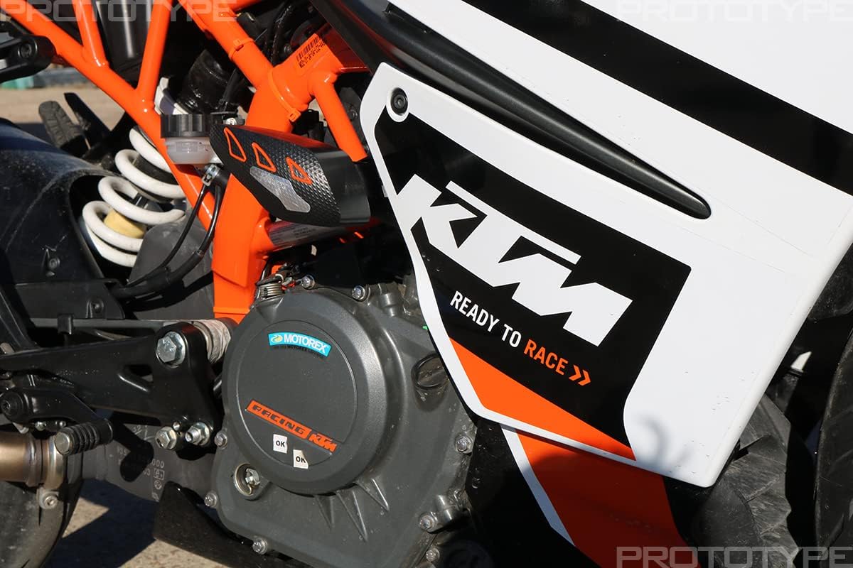 T-Rex Racing No Cut Frame Sliders Compatible with KTM 2015-2024 RC 390 - Black