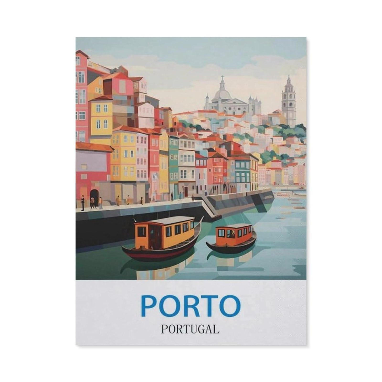 BEAYODKP 5D Diamond Painting Set for Adults and Children，Porto Portugal