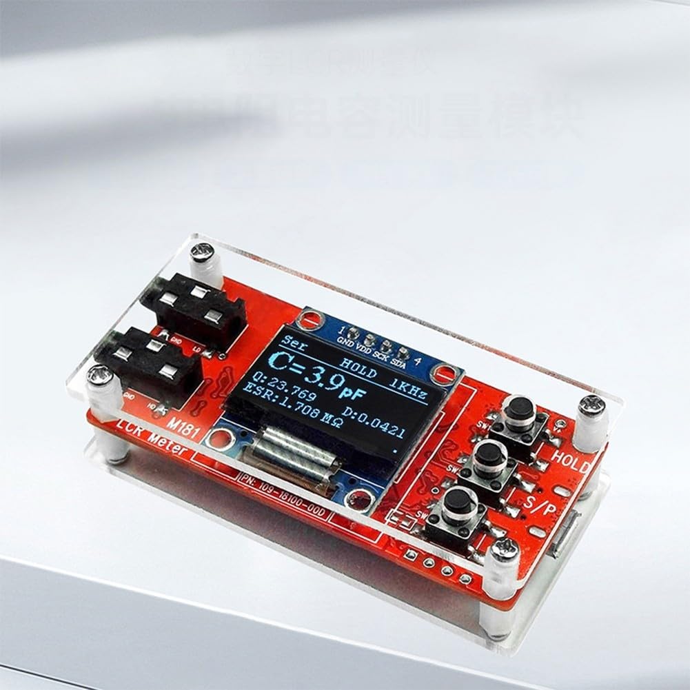 Diy LCR für Brücken-Test-Kit mit USB-Datenausgang und HD-LCD-Bildschirm für Elektriker, elektronische Messung und Schaltungsanalyse