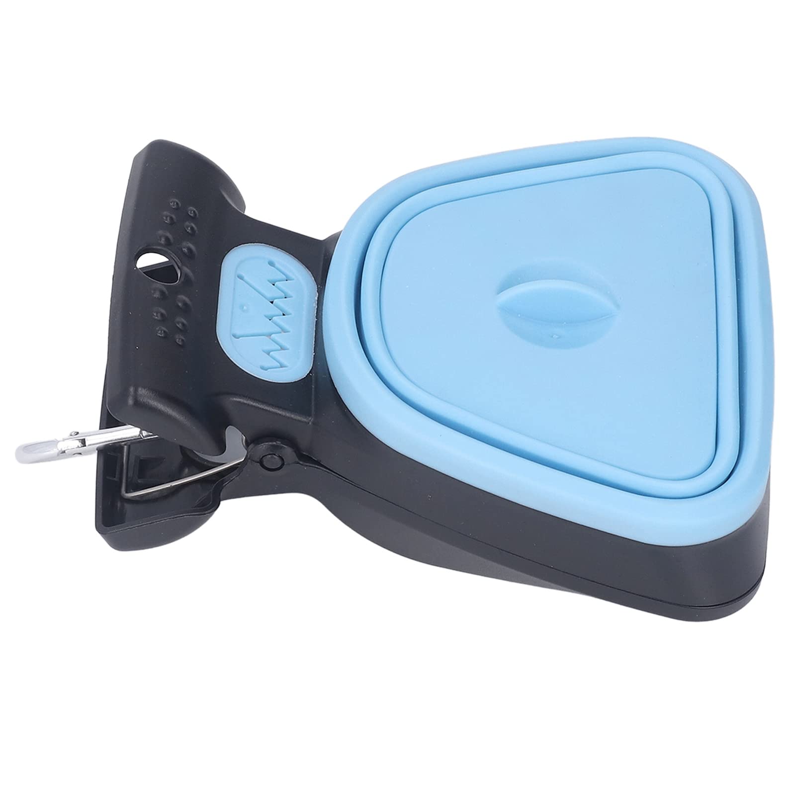 Pelle à crottes de Chien portative, Pelle à crottes de Chiot Portable avec Sac à ordures, Salle de Stockage des déchets Extensible pour Chiens de Petite, Moyenne et Grande Taille, (Bleue)