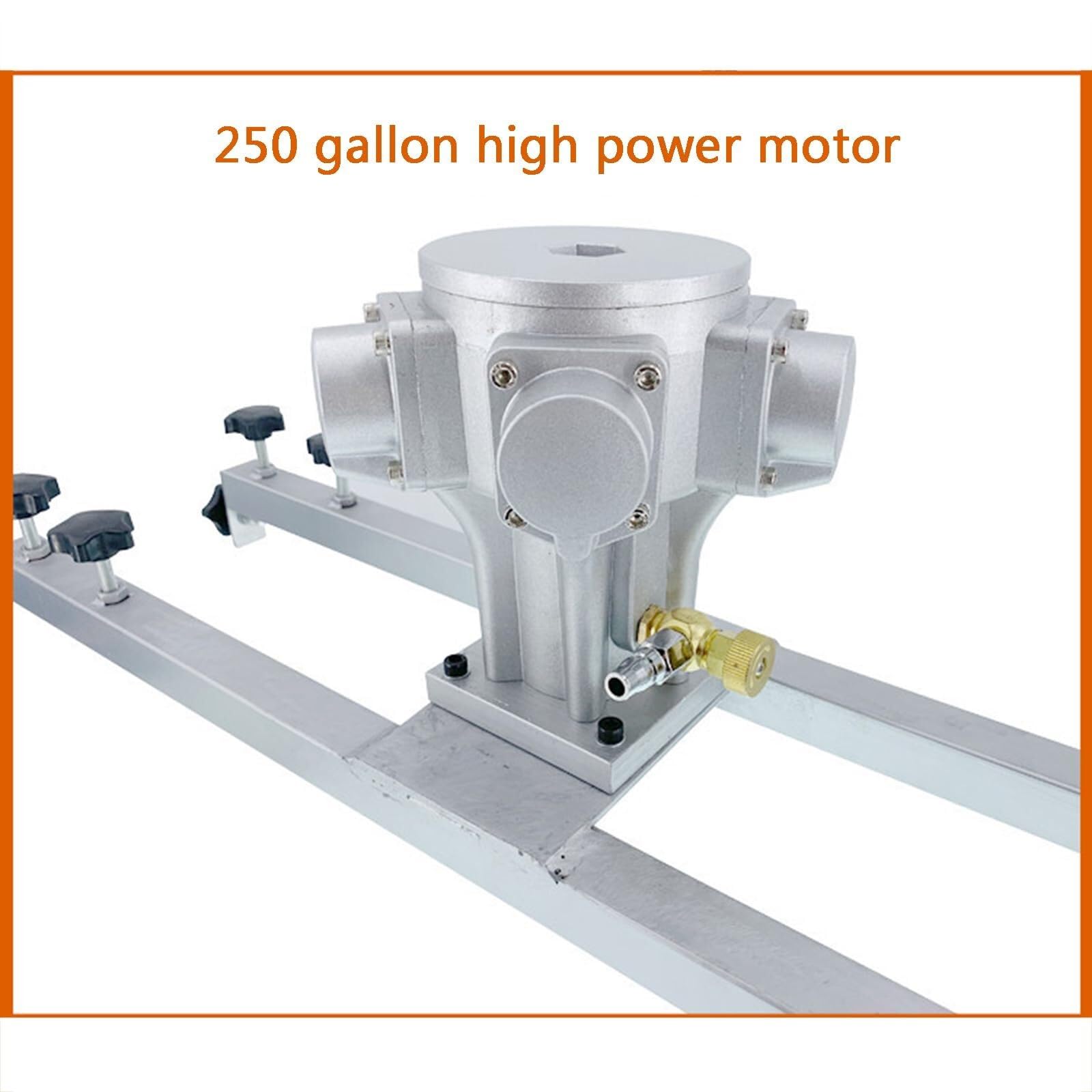 Máquina neumática de agitación de pintura, agitador de aire de 3/4 HP para tanques de 250 galones, mezclador con colgador de soporte, hélice plegable, ajuste de velocidad