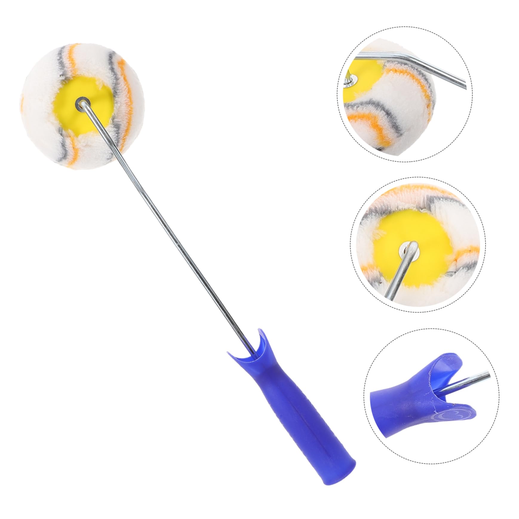 HOMSFOU 5stücke Multi-use Farbroller Für Präzise Wandmalerei Teiliges Mit Bequemen Griff Für Ölfarben Kein Fusseln Langlebig Und Effizient