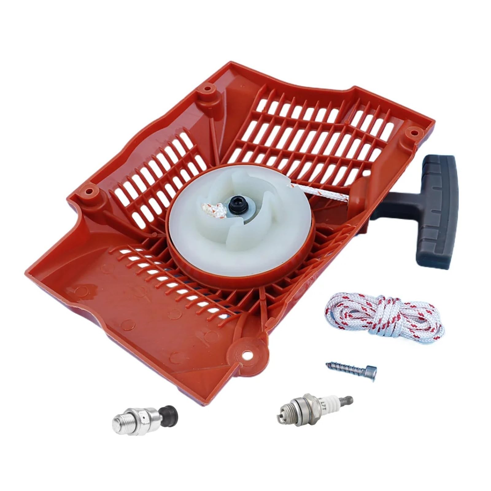 Roaoffgb One Color Recoil Pull Starter Assy Rope Screw Set For 362 362Xp 365 371 372 372Xpw Epa 372Xp Xpx-Torq Chain Saw 503628171