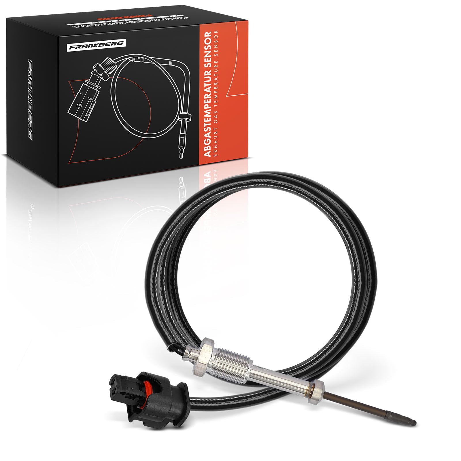 Frankberg Abgastemperatursensor Abgassensor Kompatibel mit 1er F20 1er F21 2 Coupe F22 F87 3er F30 F80 4 Coupe F32 F82 5er F10 7er G11 G12 X3 F25 Replace# 13628589814