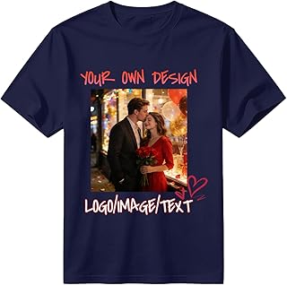Unisex Fit Customized Shirt, Custom Tee Shirt for Men and Women, Add Logo Image Text to Front, Back