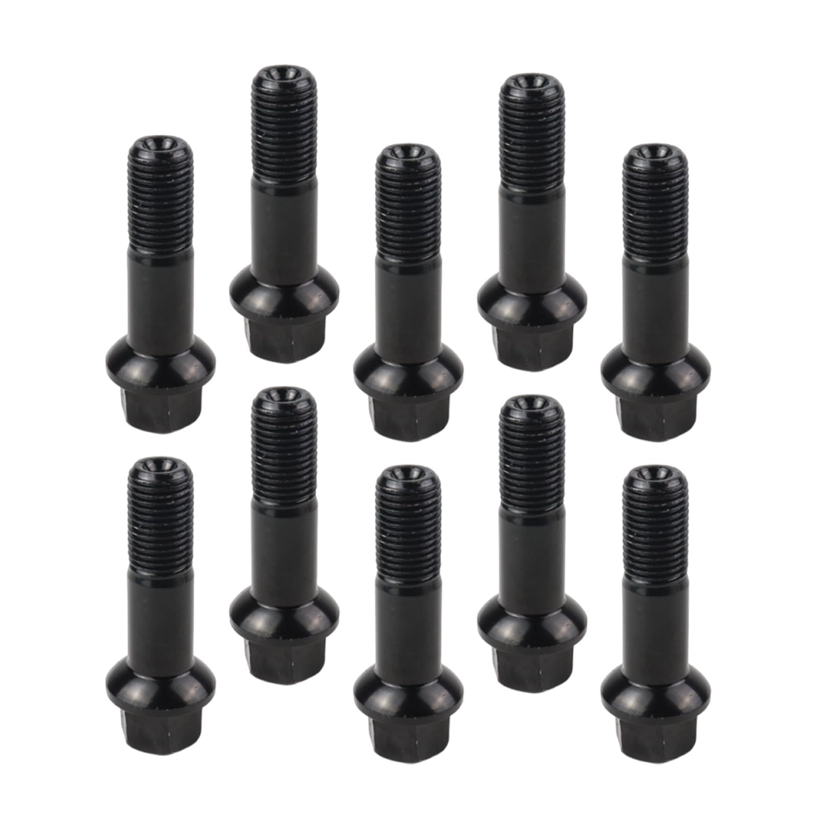 0009901807 M14 x 1.5 10PCS Tire Bolts Suitable 2006-2024 for Mercedes Benz G63 GLC350 GLS450 ML350 GL450 CLS E GLC GLE GLS GL G M R S Class, Replace