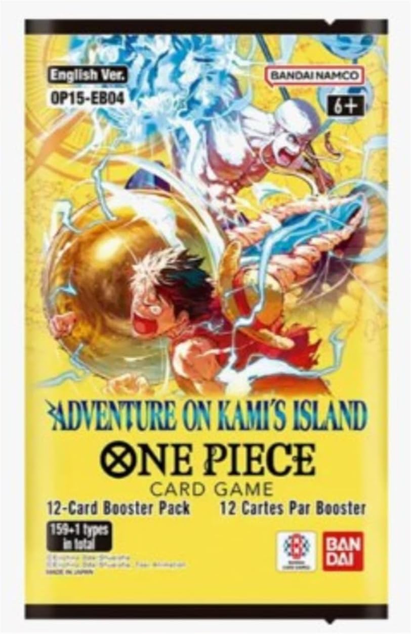 One Piece Card Game TCG Adventure on Kami's Island 12-Card Booster Pack - English Edition - OP15-EB04