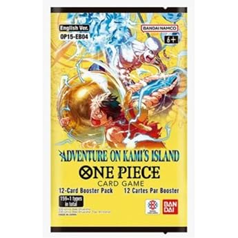 One Piece Card Game TCG Adventure on Kami's Island 12 Cards Booster Pack - English Edition - OP15-EB04