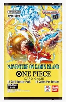 One Piece Card Game TCG Adventure on Kamis Island 12-Card Booster Pack - English Edition - OP15-EB04