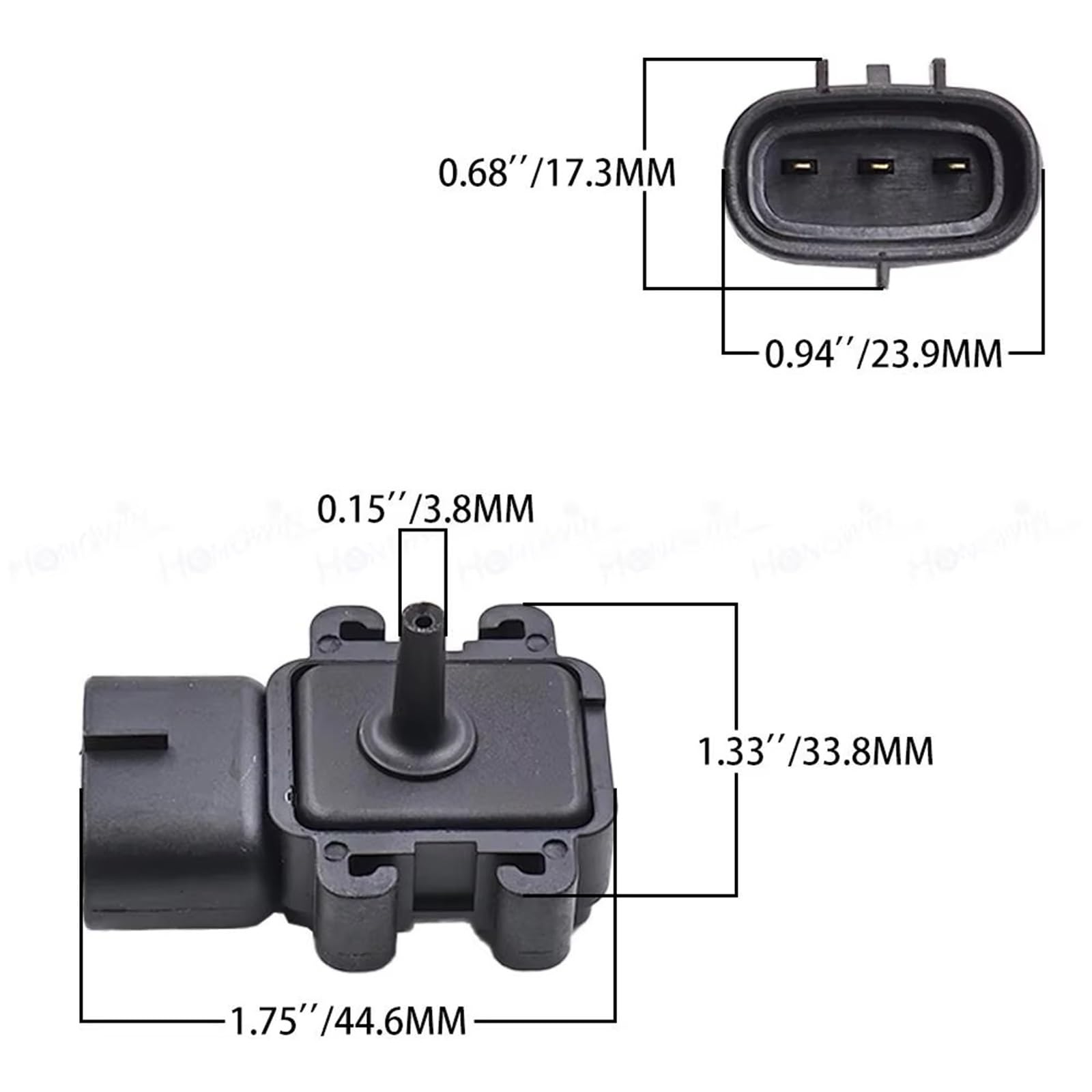 Sensor MAP automotriz Compatible Con Suzuki Para Esteem Para Swift Colector Sensor De Presión Absoluta MAP Accesorios Coche Parte 18590-50G10 18590 50G10