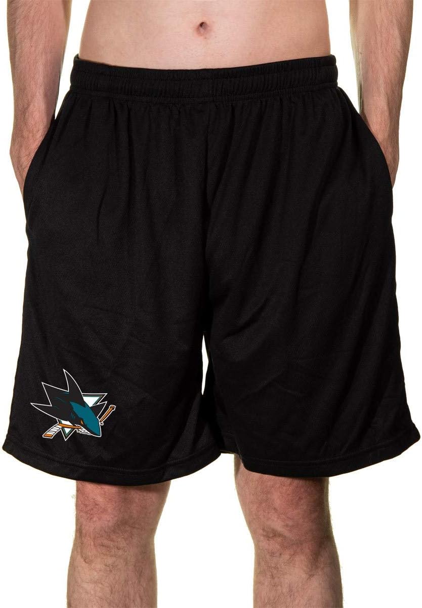 Calhoun NHL Men's Team Logo Air Mesh Shorts