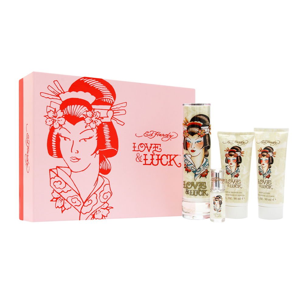 ED HARDYLove and Luck Fragrance Set, 4 Count