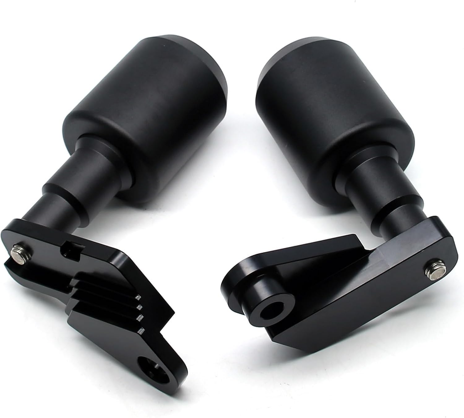 MZS Motorcycle Frame Sliders, Falling Crash Protector Guards No Cut Kits Black Compatible with GSXR 1000 GSXR1000 2006-2016