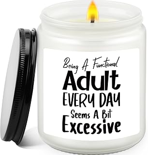 Gifts for Men, Sarcastic Gifts for Friend, Coworker, Boyfriend, Get Well Soon Gift for Women, Relaxation Gift, HBESTIE Scented Candles, Ideas for Birthday, Promotion, Housewarming, Graduation