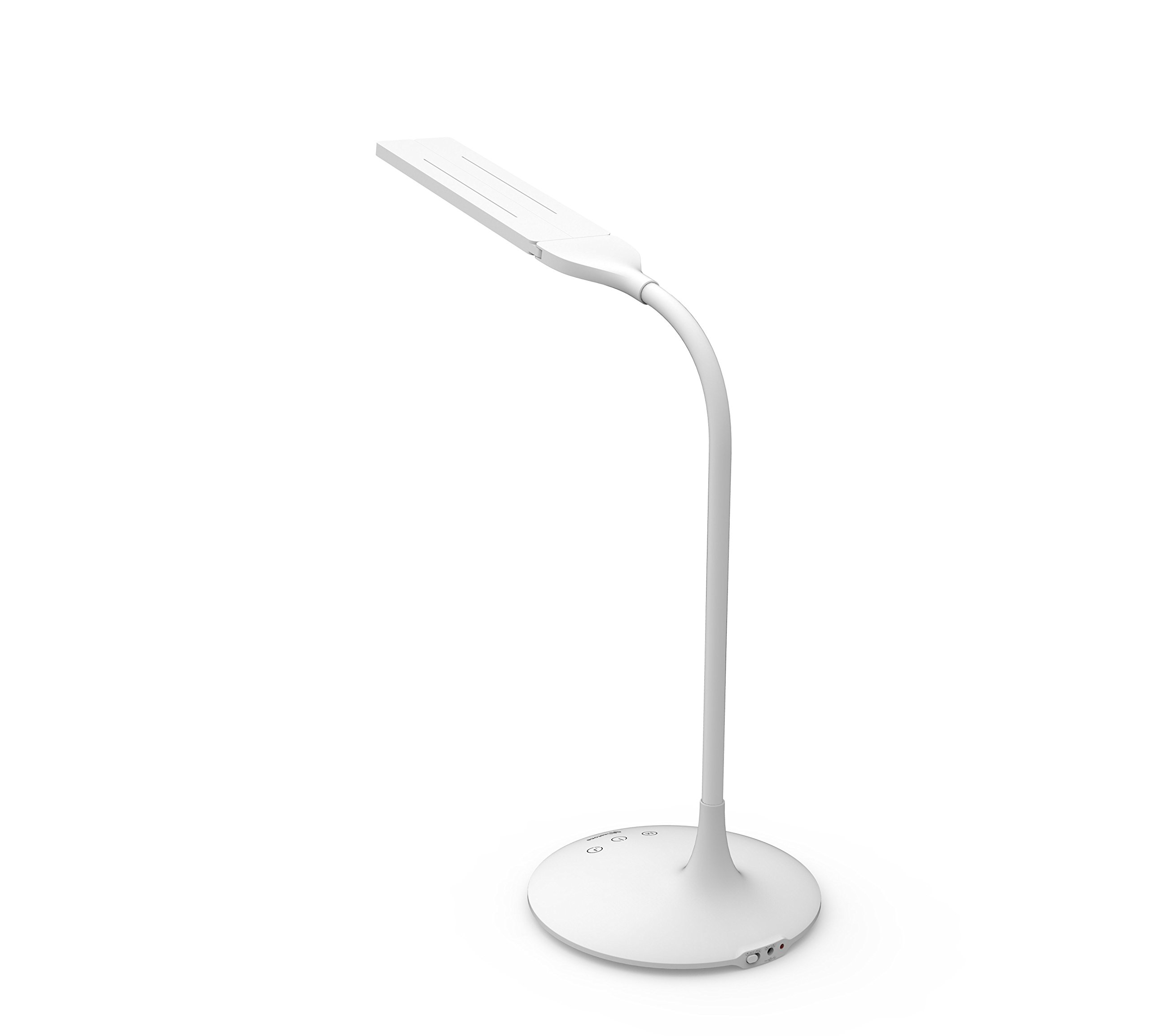 Alba Ledtwin Bc Led Standing Desk LampPlastic6 WWhite18 X 34 X 36 Cm from B&Q