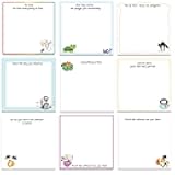 INCOK Funny Sticky Notes for Work - 9 PCS Dumpster Fire Self Adhesive Notepads Everything is Fine Post it Notes to Do List Memo School Office Supplies Desk Accessories for Coworker Boss Teacher