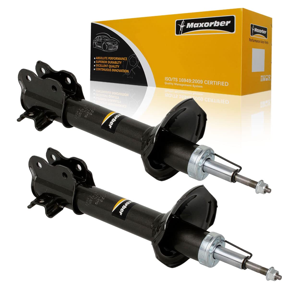 Maxorber Rear Shocks Struts Absorber Kit Compatible with 1993 1994 1995 1996 1997 1998 1999 2000 2001 Nissan Altima Shock with 334135 334136