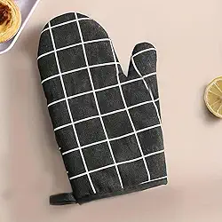 Luva Térmica para Forno e Fogão 1 Peça – Luva Resistente ao Calor para Panela e Formas Quente – Luva Anti Calor para Assar, Churrasco, Grill e Assadeira - UpShop (Preto)