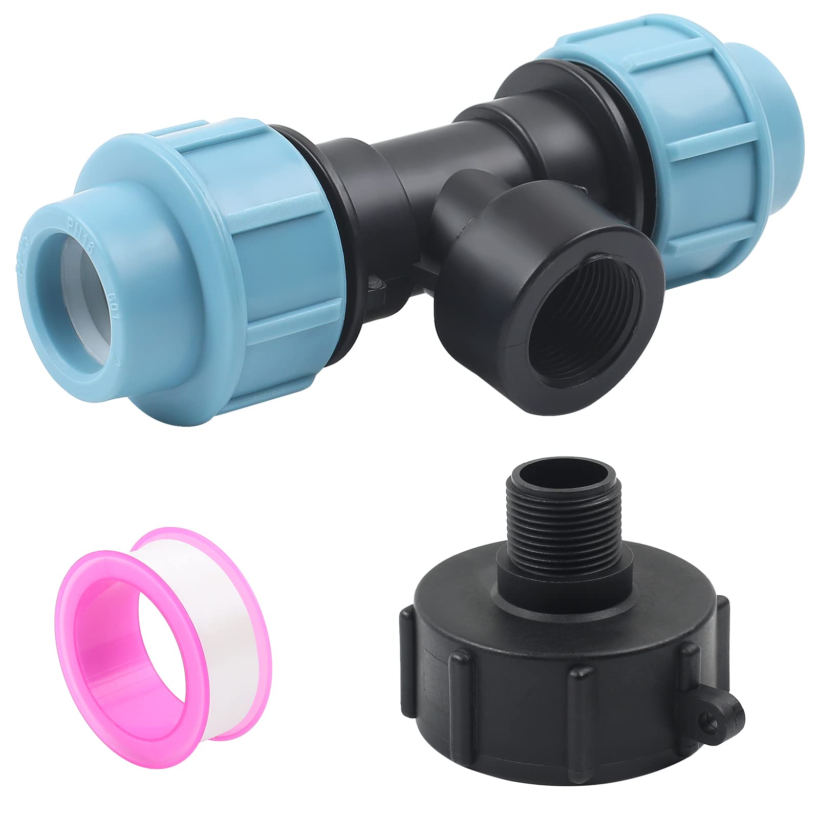 Powertool S60X6 - Raccordo filettato per serbatoio IBC, adattatore