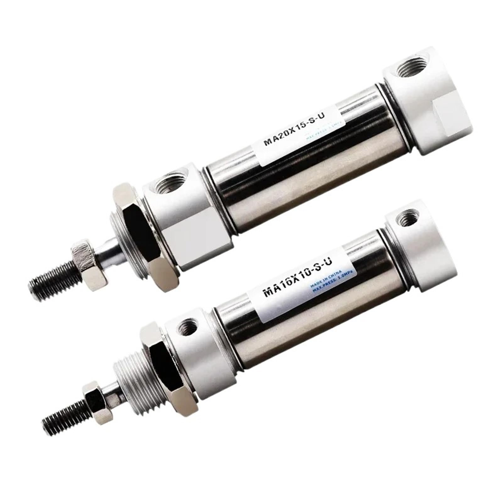 Vérin pneumatique MA 20 à double action en acier inoxydable contre la corrosion