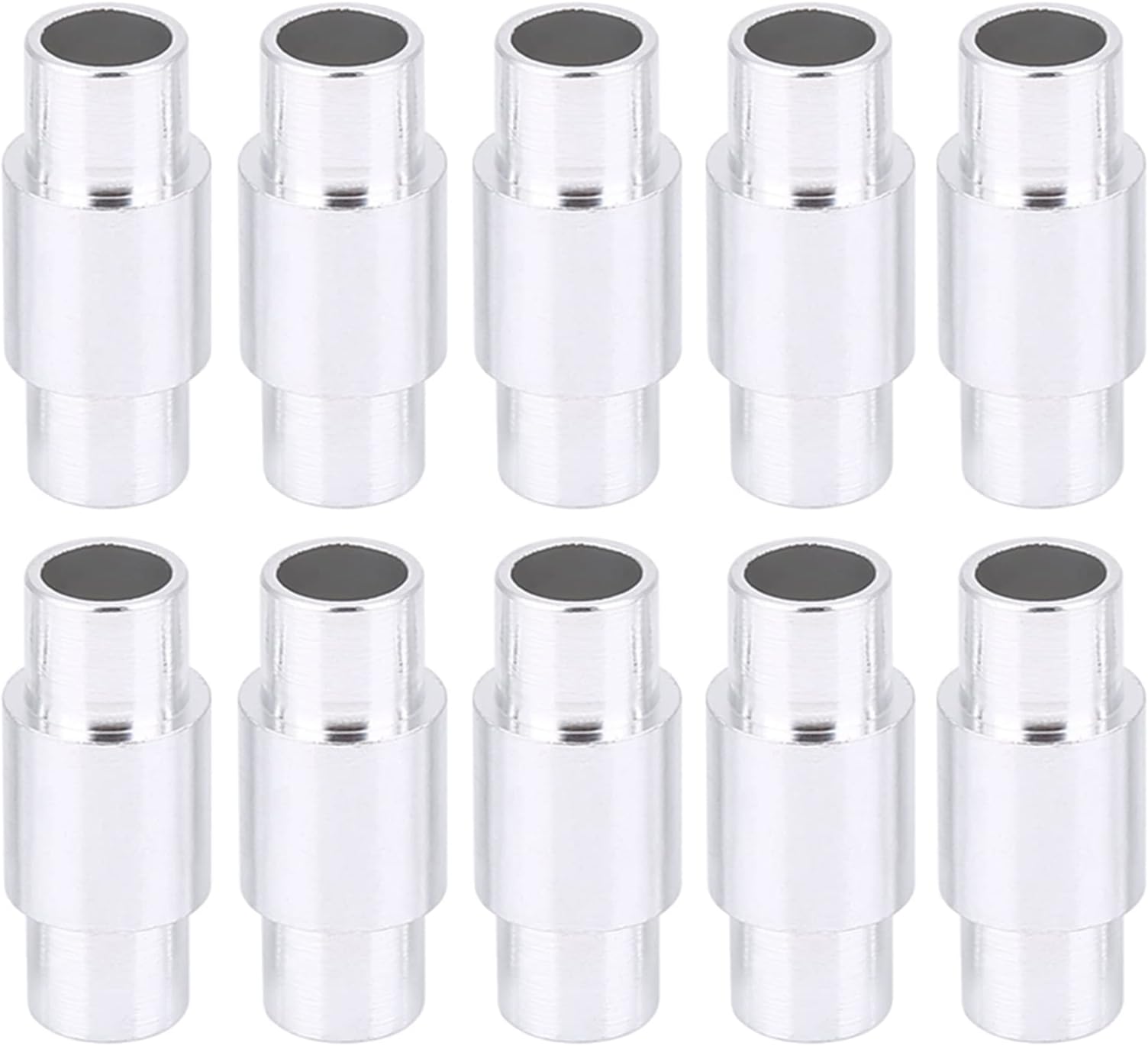 VGEBY 10Pcs Skate Spacers, Skating Shoes Wheel Bearing Spacer Aluminium Alloy Skate Stepped Spacer Model Toy