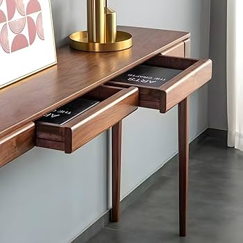 木製コンソールテーブル Amazon｜CraftThink 木製コンソールテーブル ミッドセンチュリー