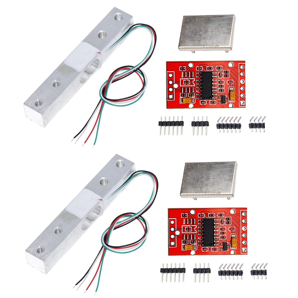 Digital Load Cell Weight Sensor Electronic Kitchen Scale + Red HX711 ...