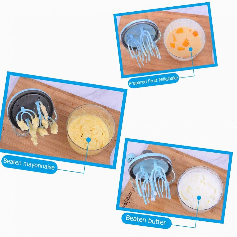 Batidora Batidora Manual, Batidora Manual De Crema De Huevos, Máquina De Hacer Espuma Manual, Batidora Multifuncional Batidora De Huevos Práctica Herramienta De Cocina