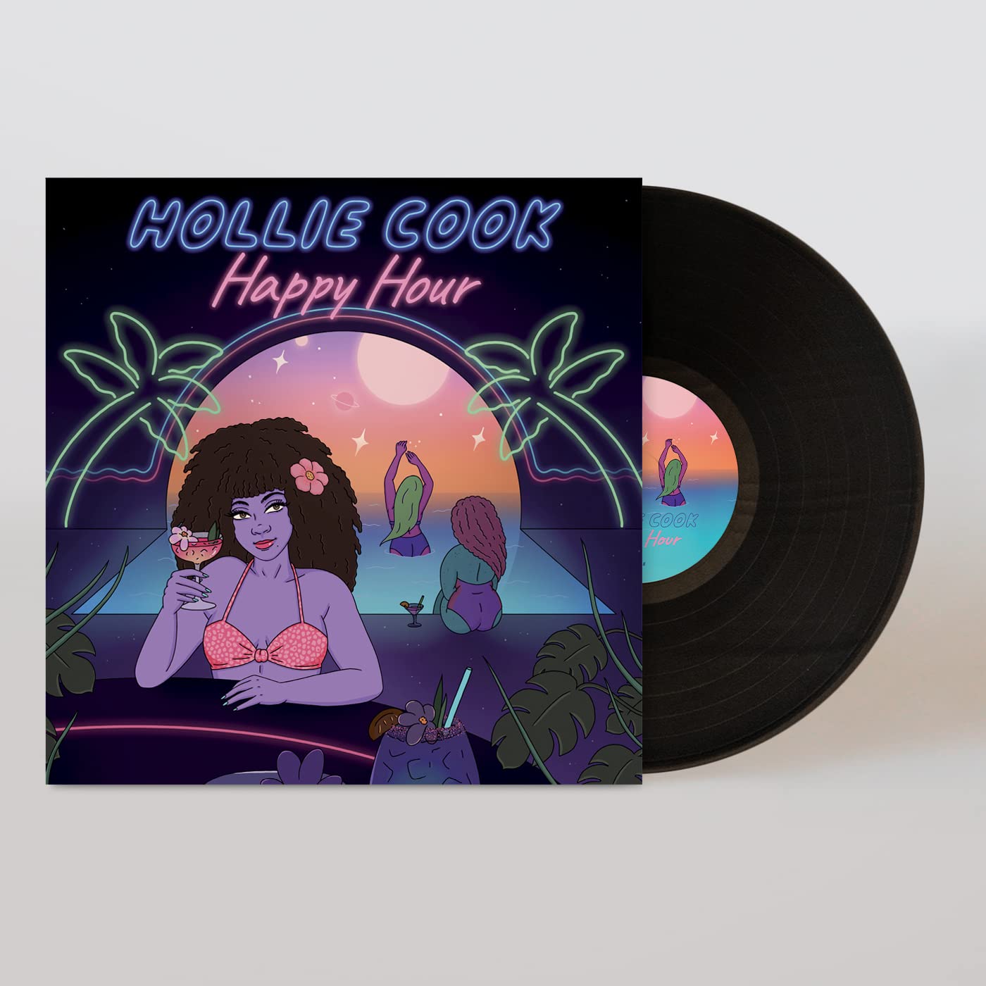 Hollie Cook Happy Hour LP vinyl Europe Merge 2022 Standard Black Vinyl with