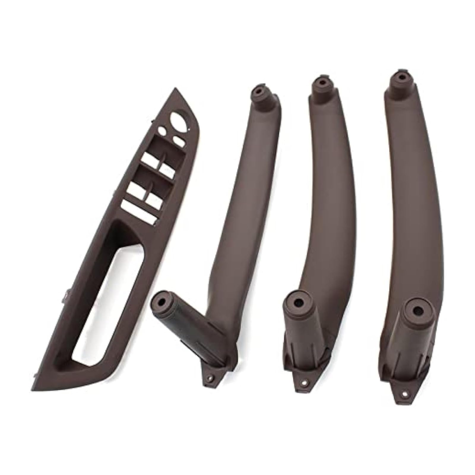 FANGZIQQ for X5 X6 E70 E71 E72 2007-2013 LHD RHD Car Interior Door Pull Handle Inner Armrest Panel Cover Car Inner Door Handle(Lhd Moka Set)