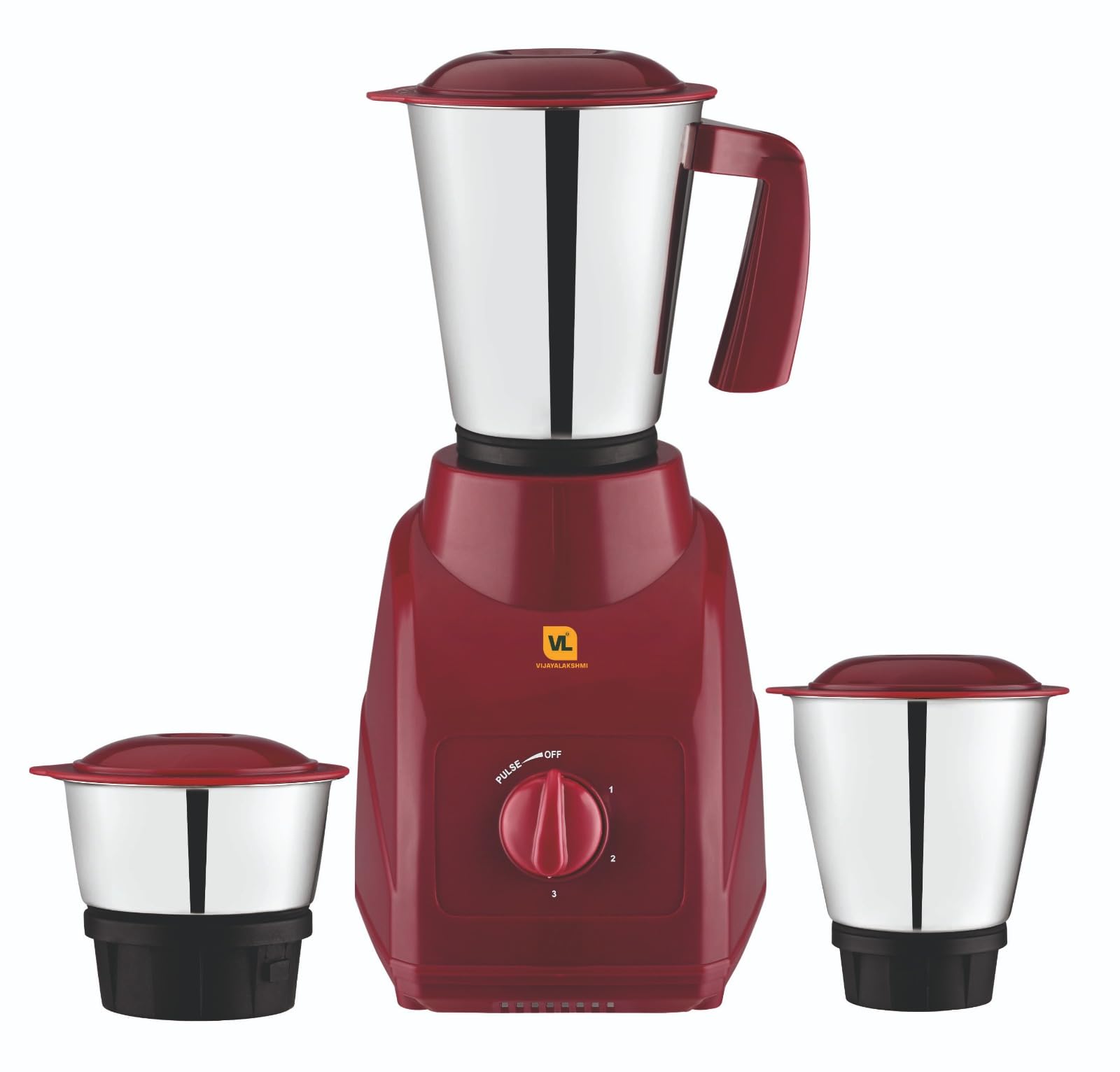 Buy Vijayalakshmi Grandza Mixer Grinder 550W | 3 Stainless Steel
