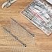 120Pcs Torsional Springs Assortment Kit, Stainless Steel Springs, Mechanical Small Torsion Spring for Shop and Home Repairs, 30 Different Sizes with Individual Bags