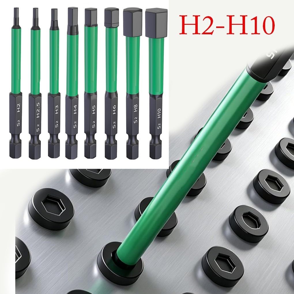 para puntas Hexagonales Magnéticas para s2 H2-H10 Antideslizantes