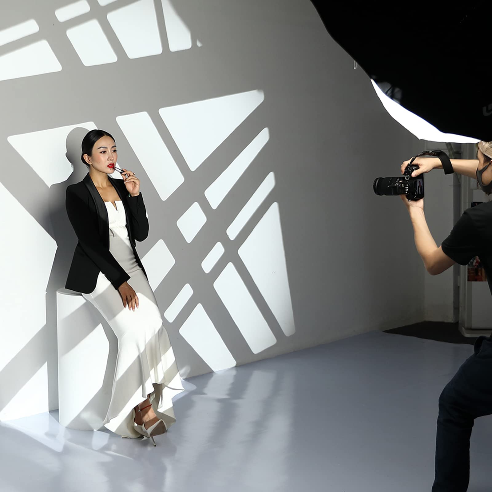 Set 8 Gobos In Metallo Per Proiettore Snoot - Piastre Con Motivi Per Effetti Luce Fotografici