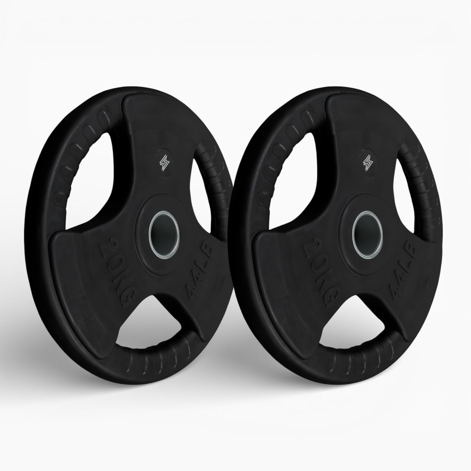 Tri-Grip Olympic Weight Plates, 2x 20kg (40kg)