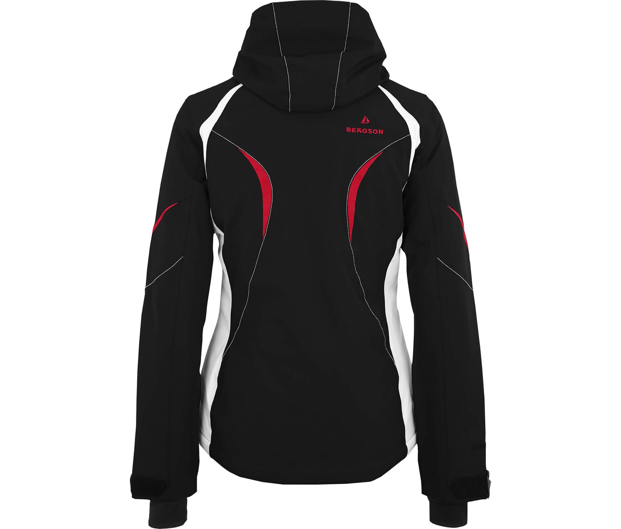 Bergson SNOWTASTIC | Damen Skijacke - Sportliche Damen Skijacke mit Supra-Tex 20.000 Membran, Normal-/Kurz-/Langgrößen, 100% wasserdicht (20.000 mm Wassersäule) & verschweißte Nähte, Winddicht & höch