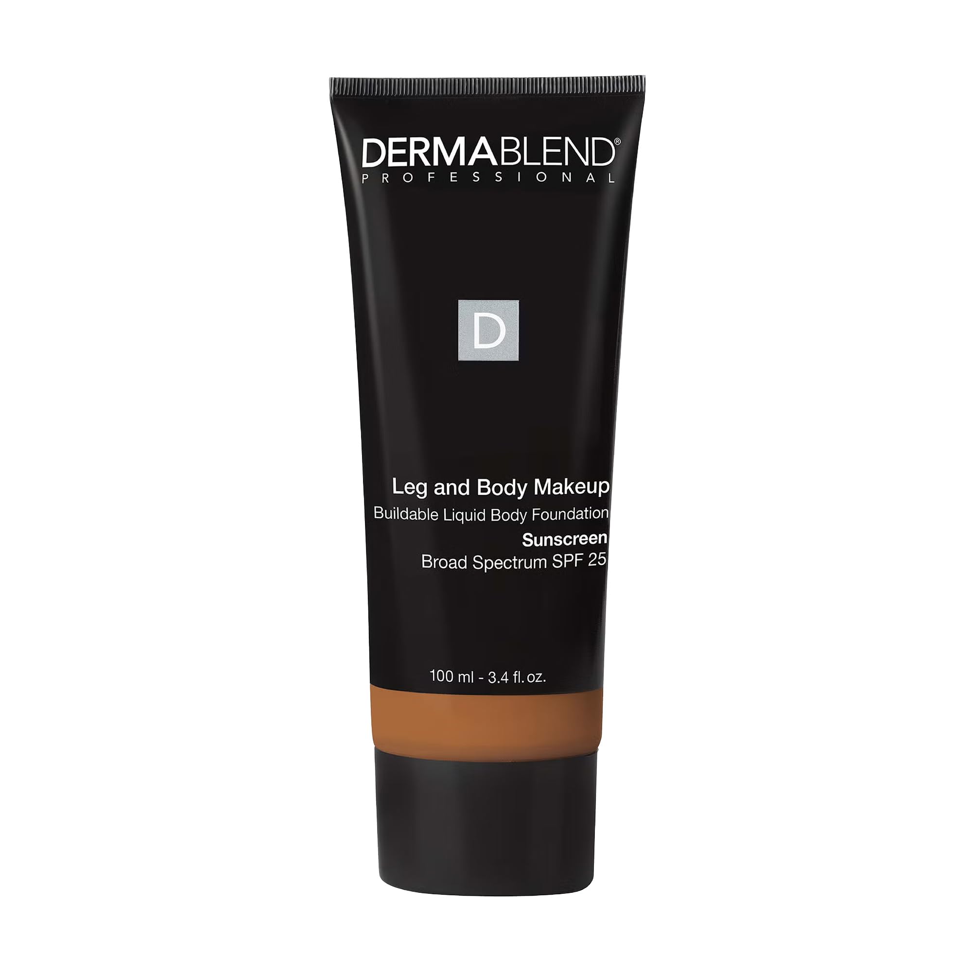Dermablend Leg and Body Makeup Foundation with SPF 25, 65N Tan Golden, 3.4 Fl. Oz.