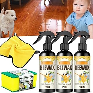 Natural Micro-Molecularized Beeswax Spray,The Original Beeswax Spray,120ml Micro-Molecularized Beeswax Spray for Wood,Bees Wax Furniture Polish and Cleaner,Beeswax Spray Furniture Polish (3SET)