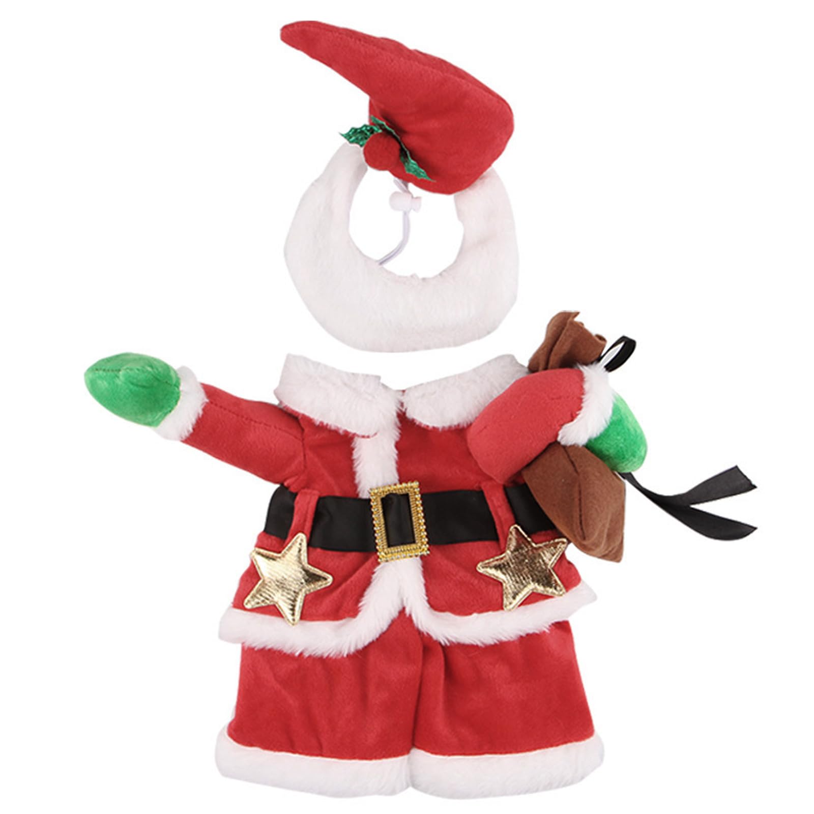 Yardwe Weihnachtsmütze Für Haustiere – Rote Strickmütze Mit Pompon Und Ohrlöchern, Für Kleine Hunde & Katzen