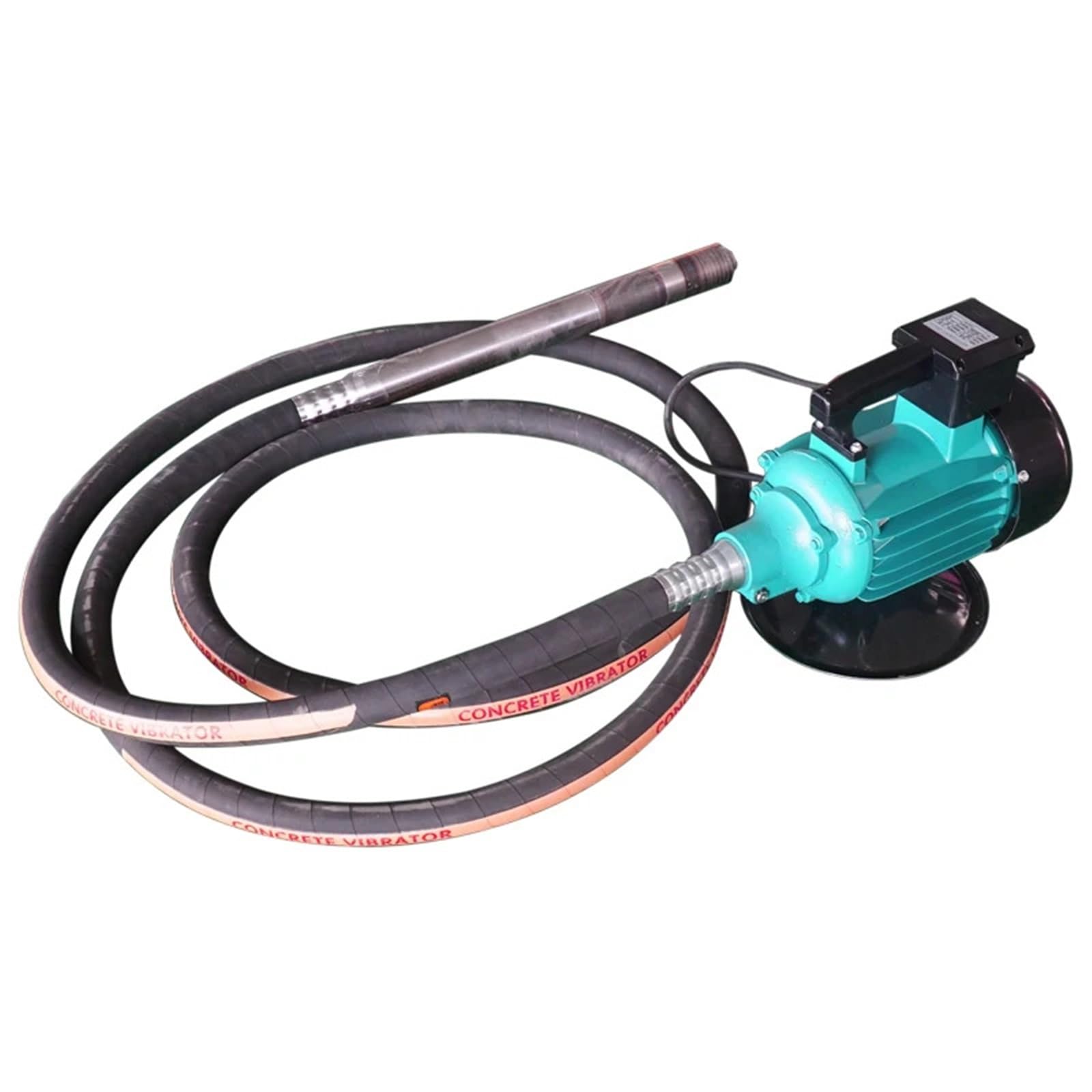 Vibrador de hormigón portátil con motor eléctrico de 1500 W