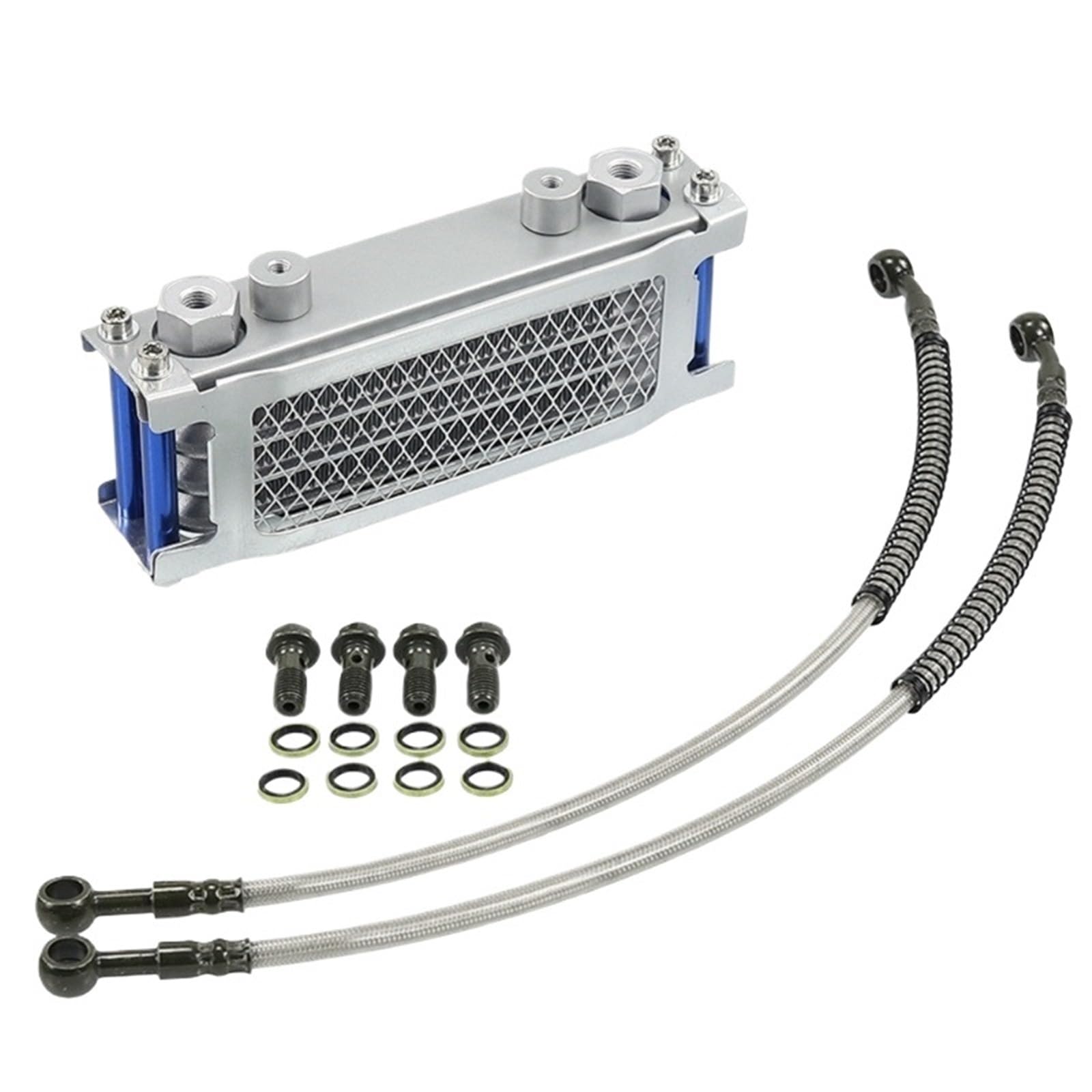 Chłodnica silnika Akcesoria motocrossowe System chłodnicy oleju motocyklowego Uniwersalna chłodnica oleju Chłodnica Oleju(Blue)