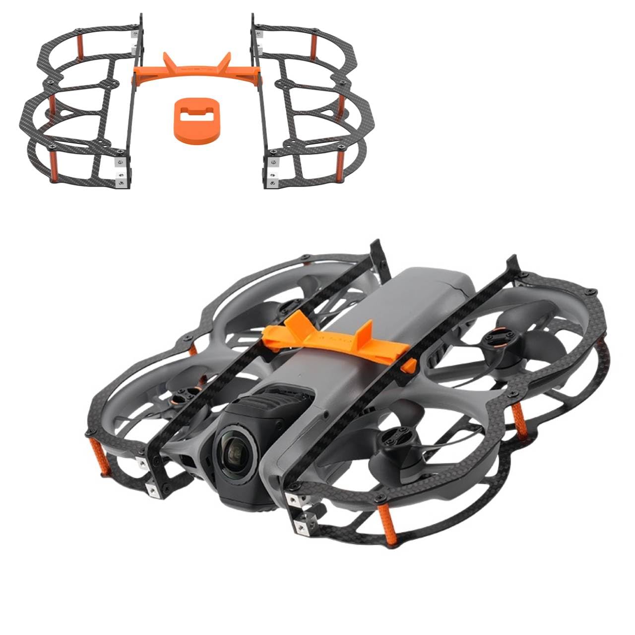 Osłona śmigieł do DJI Avata 360, pancerz z włókna węglowego, ochrona zderzaka, antykolizyjna, osłona ochronna do DJI Avata 360, akcesoria do dronów