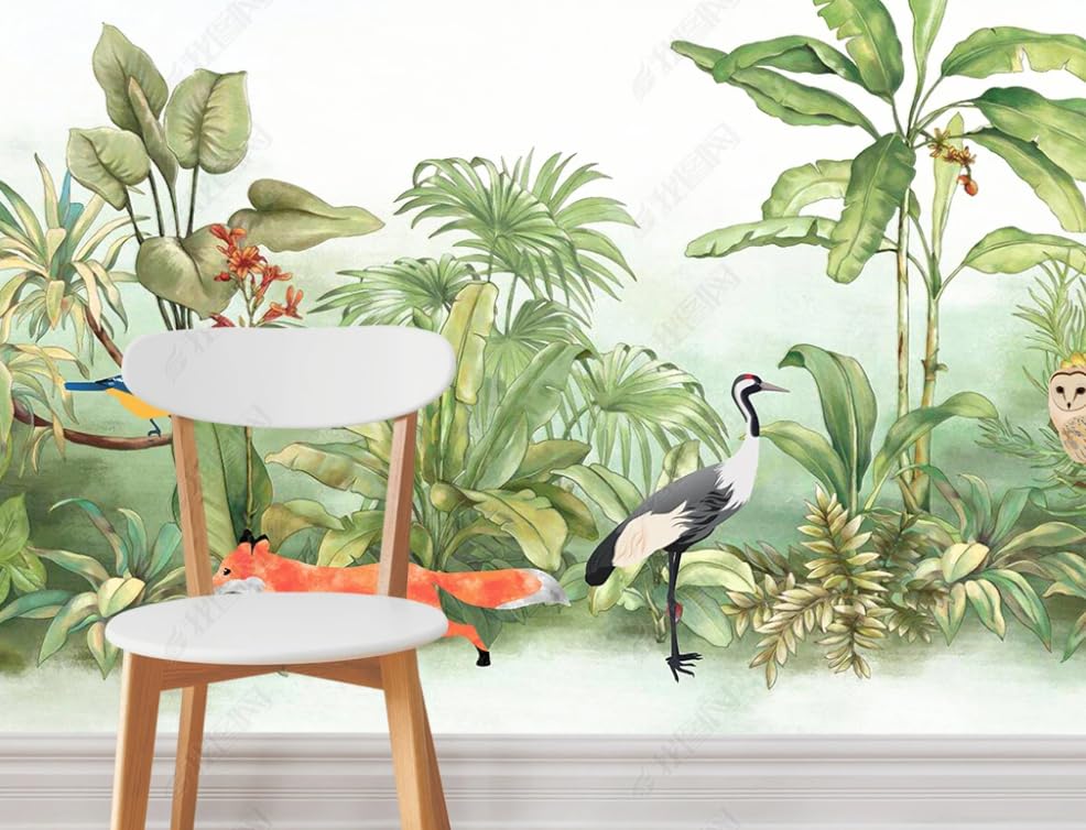 Papier peint intissé paysage tropical haute définition poster mural pour salon chic