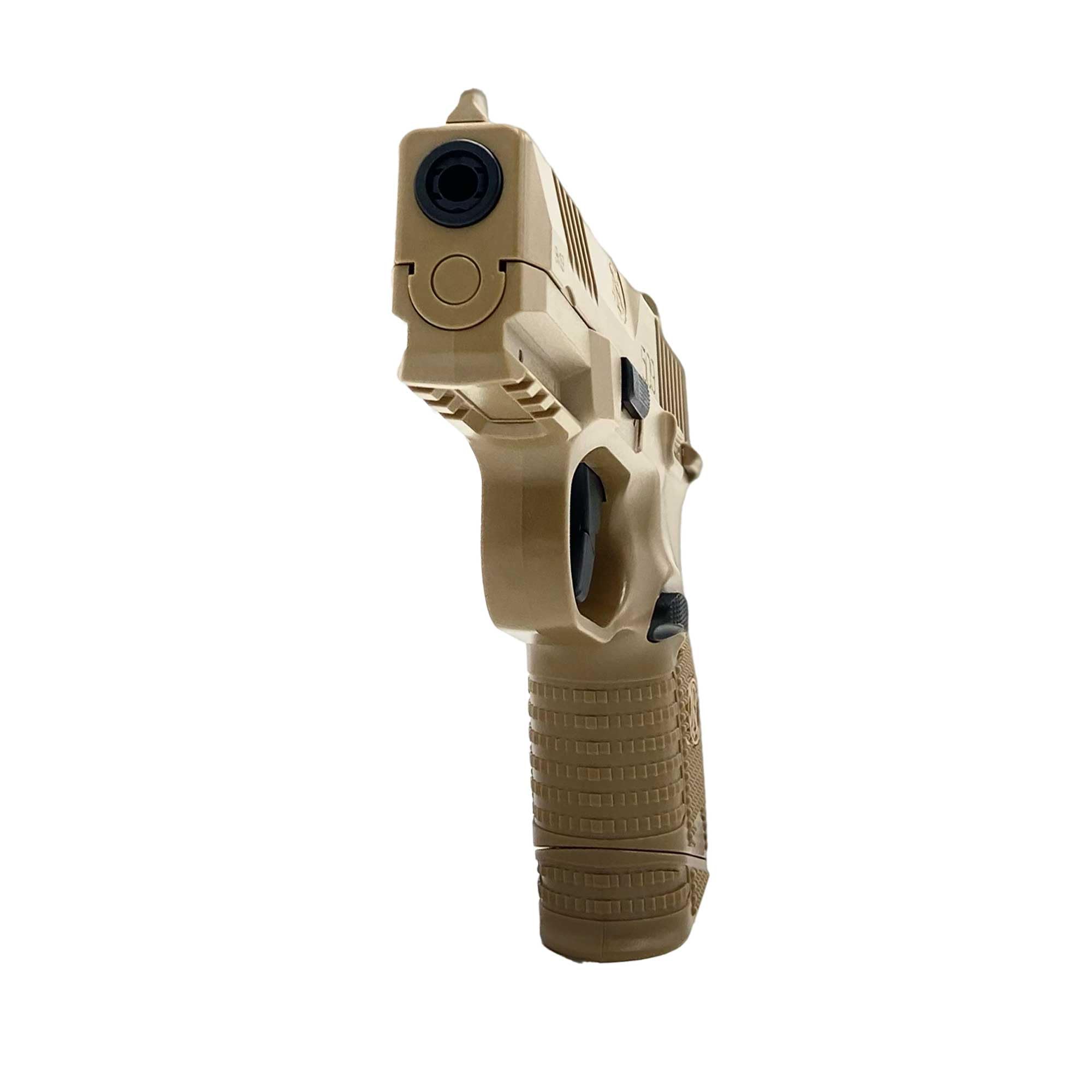 Confezione Pistola a Pallini Airsoft FN Herstal 509 Compact MRD FDE Spring/Materiale: plastica ABS/Potenza 0,2 Joule/Fornita con Accessori