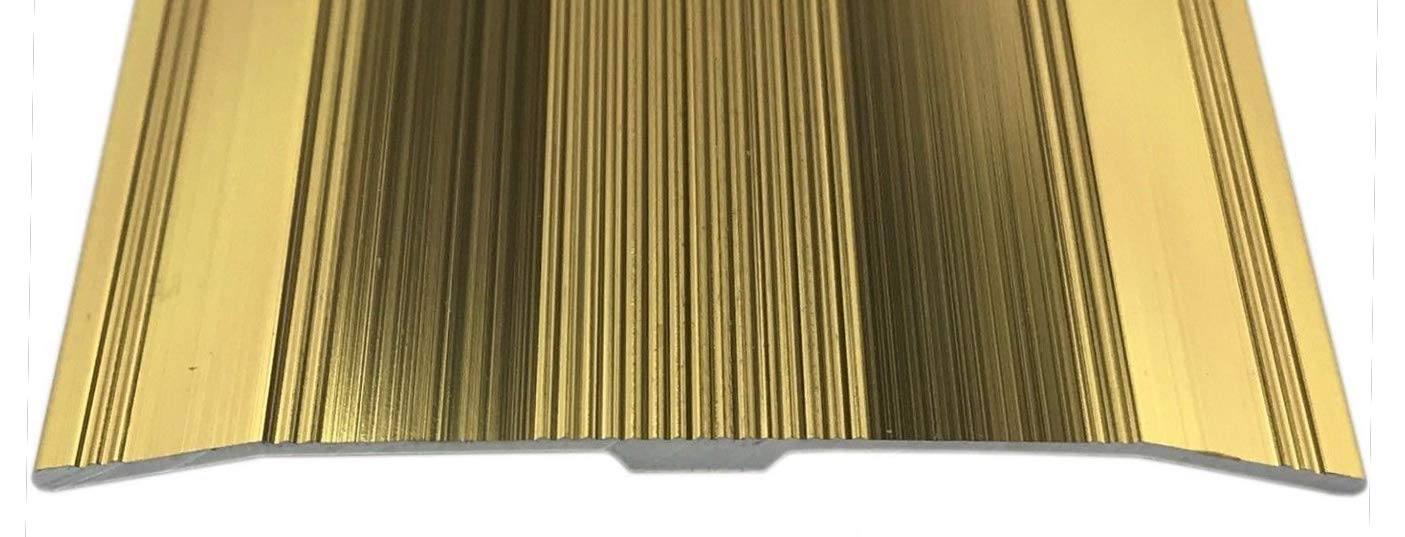 Interfloor Gold Carpet/Flooring Door Strip (Short) (5 Pack, )