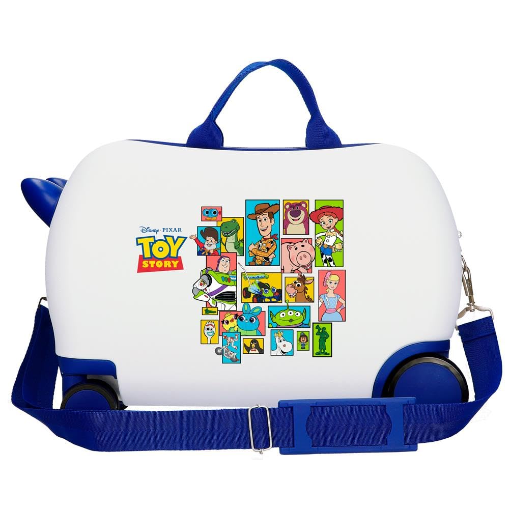Joumma Disney Toy Story walizka dziecięca biała 45 x 31 x 20 cm twarda ABS 24,6 l 1,76 kg 2 koła podwójny bagaż podręczny