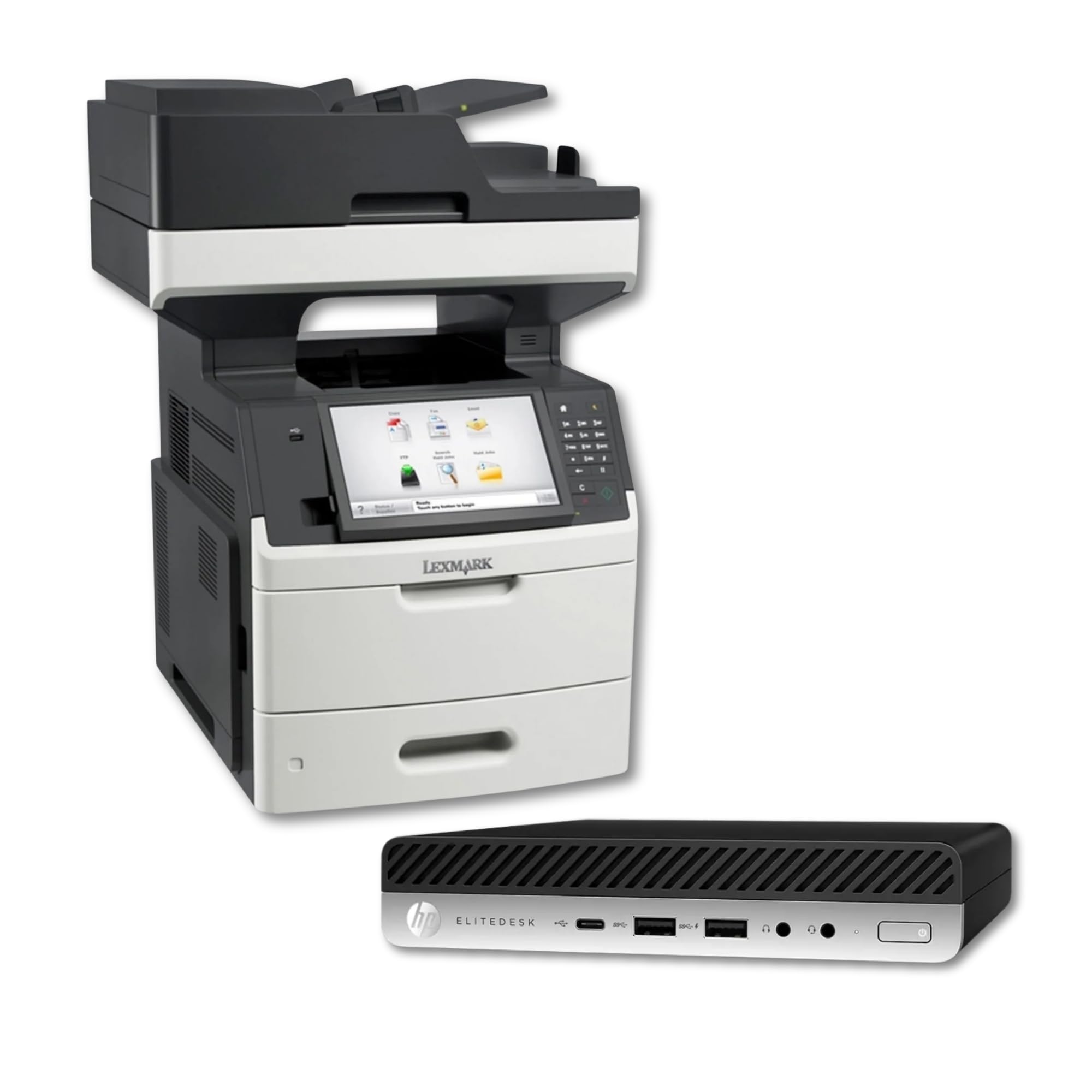 HP EliteDesk 800 G Intel i5 Business Office Multimedia Computer con 24 mesi di garanzia Win 11 Pro Ricondizionato con Multifunzione professionale da 70 pagine al minuto 16GB 256GB SSD