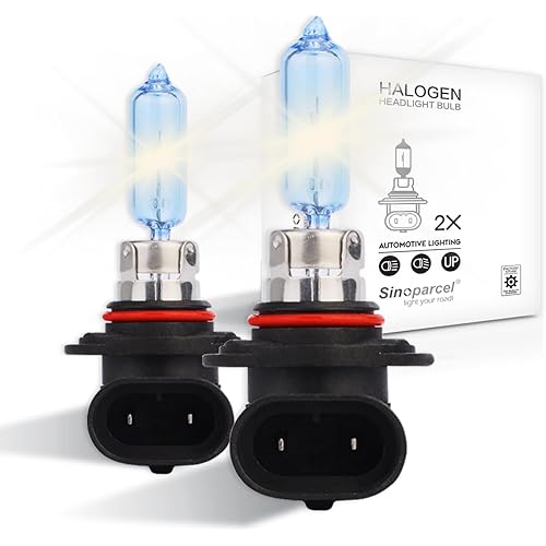 Sinoparcel 9012/HIR2 Halogen High and Low Beam Headlight Bulb,150% More Brightness Replacement for Standard 55W Bulb,Pack of 2
